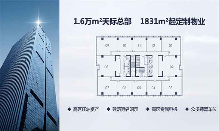 中粮云景广场  首页-第3张图片-叠叠租写字楼网