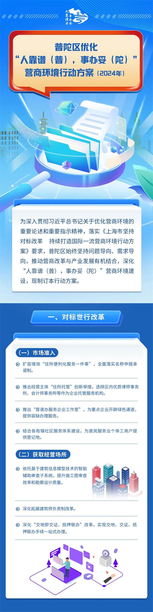 【营商环境】聚智汇力、多措并举！普陀区2024年优化营商环境暨投资促进工作大会举行-第5张图片-叠叠租写字楼网