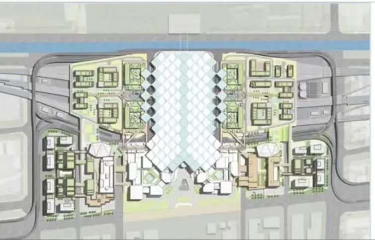 以商业服务业、商务办公、铁路用地为主，来看这份上海东站核心区规划方案-第8张图片-叠叠租写字楼网